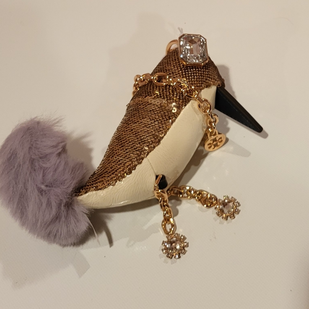 Tory Burch Flights of fancy — Sequin Bird Key Ring